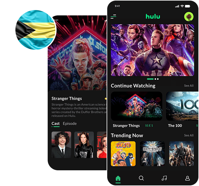 Watch Hulu in Bahamas