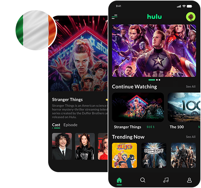 Watch Hulu in Ireland