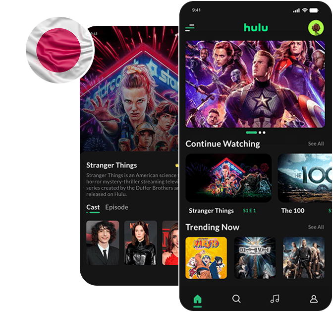 Watch Hulu in Japan