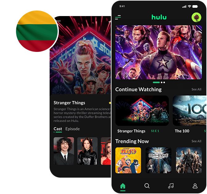 Watch Hulu in Lithuania