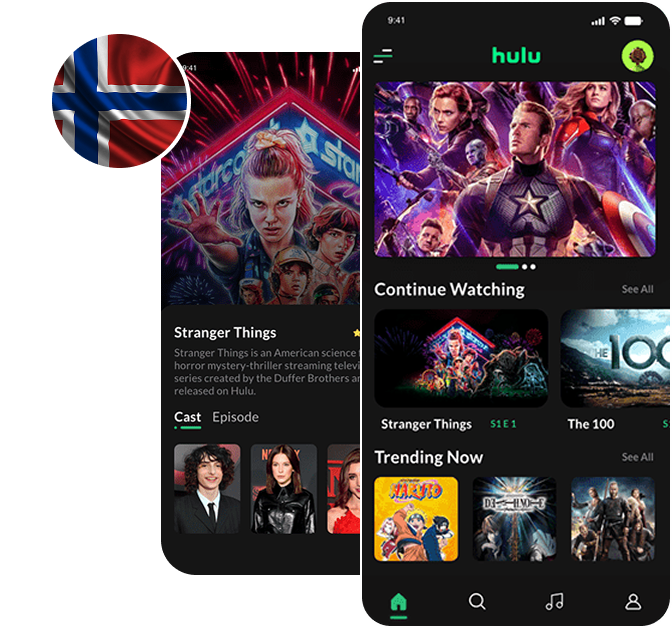 Watch Hulu in Norway