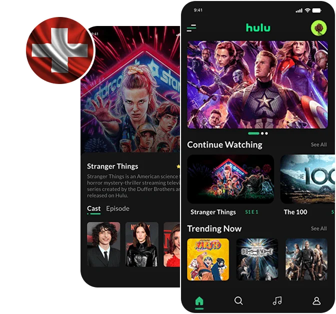 Watch Hulu in Switzerland