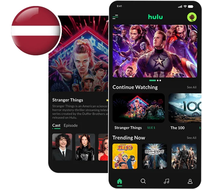 Watch hulu in Latvia